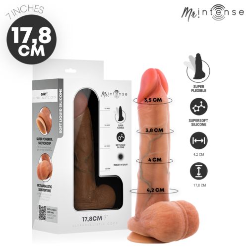 Realistic Dildo MR INTENSE Gary S with Testicles