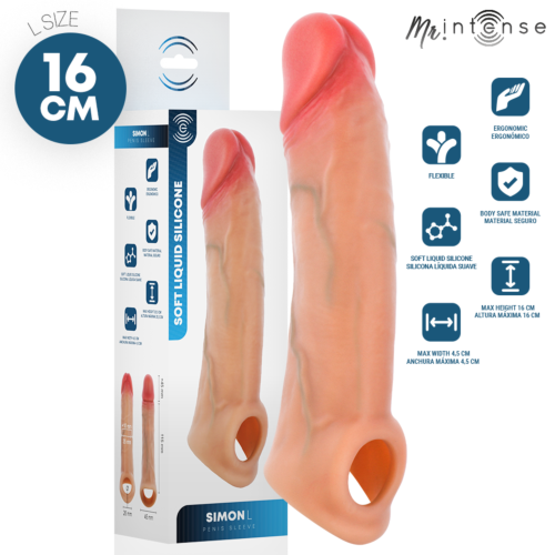 Sleeve MR. INTENSE SIMON L 16 cm | Ergonomic Design