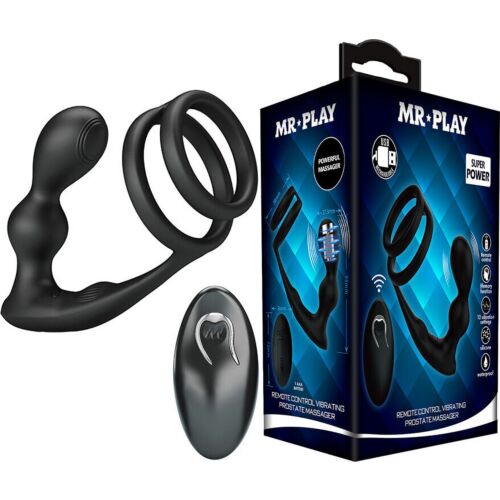 Anal Plug with Ring MR PLAY Remote Control for Prostate Play