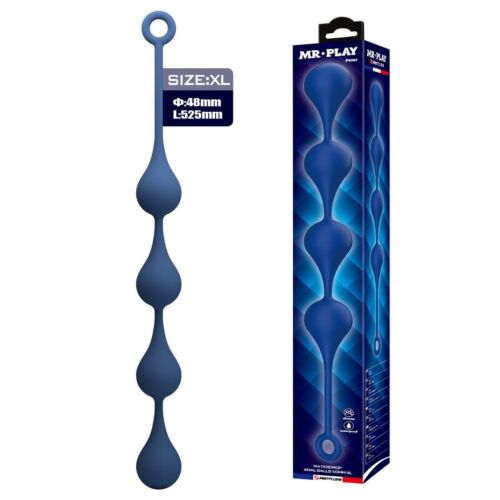 MR PLAY Silicone Anal Beads Size XL 52.5 cm