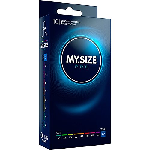 Condom My.Size Talla 72 | Natural Latex, 10 Pack