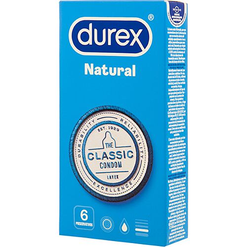 DUREX Natural Classic Condoms - Easy On Fit