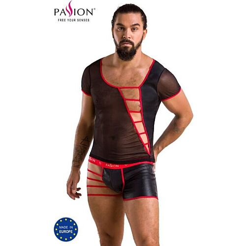 Lingerie Passion Men 055 Set Mark Black L/XL