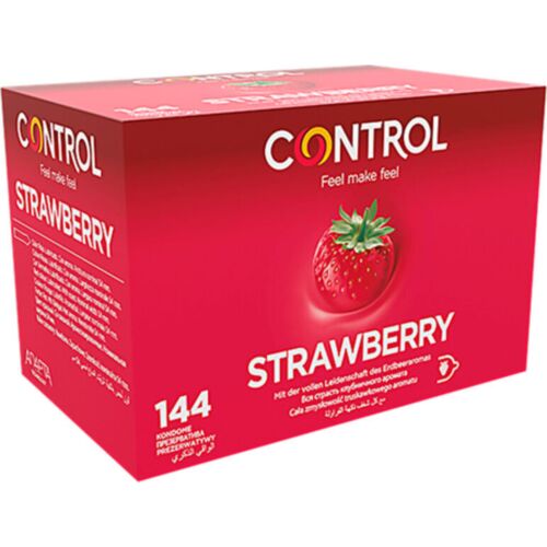 Control Condoms 144 Units - Strawberry Scented