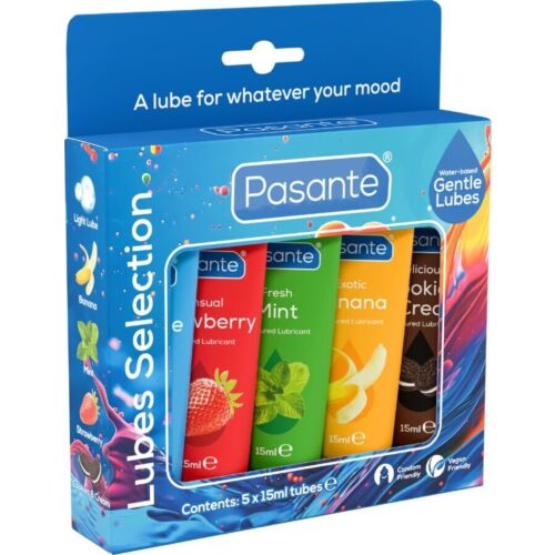 Pasante Flavoured Lubricant Mini Pack 5 x 15ml