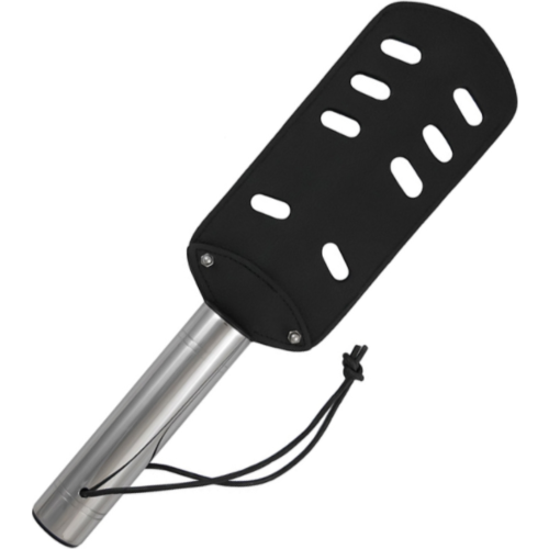 BDSM Paddle Metal Hard with Genuine Leather and Steel