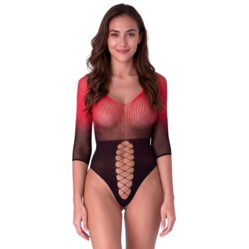 Bodystocking Passion Woman BS118 with Sensual Design