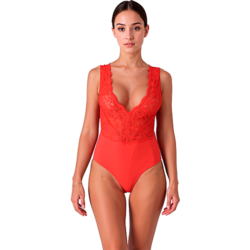 Body Passion Evalie L/XL with Lace Detail