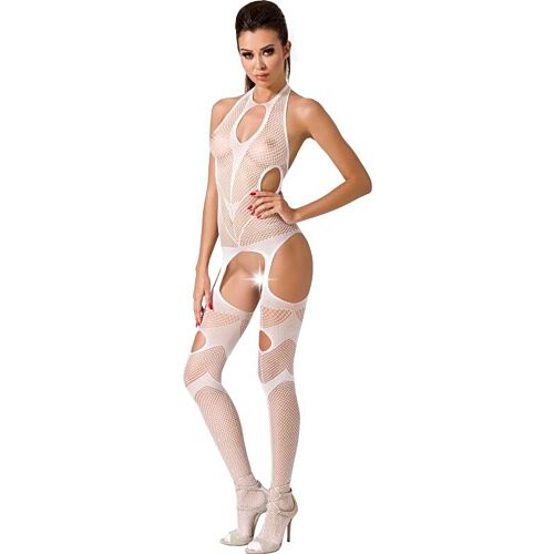 Bodystocking Passion Woman BS053 with Crotch Opening