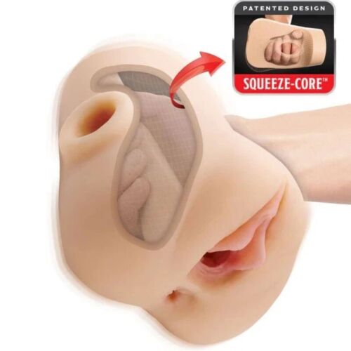 Masturbator PDX PLUS+ DOUBLE POUNDER with Integrated Vibration
