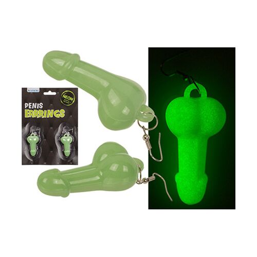 Penis-shaped earrings by Out Of The Blue