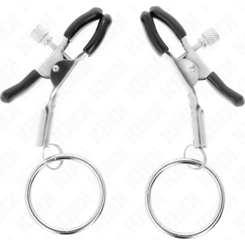 Nipple Clamps KINK O Ring 6 cm for Customisable Stimulation