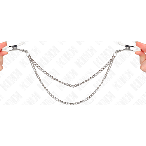Nipple Clamps KINK with Double Chains 20/23 cm