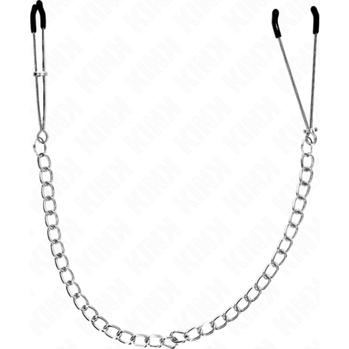 Nipple Clamps KINK Thin with Thick Chain 30 cm