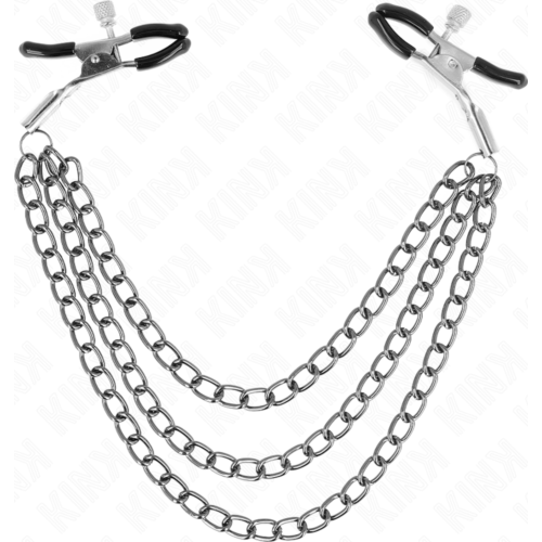 Nipple Clamps KINK NIPPLE GRIP with Triple Chains