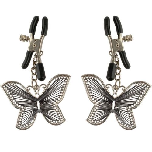 Nipple Clamps Fetish Fantasy Series - Adjustable Butterfly Design