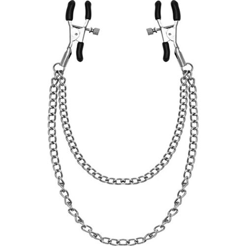 S Pleasures Metal Nipple Clamps with Screw Adjuster