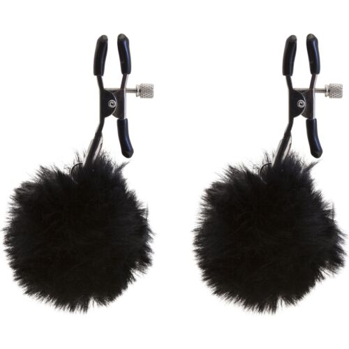 S Pleasures PomPom Nipple Clamps with Regulator