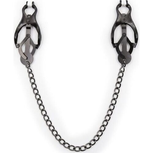 Nipple Clamps OHMAMA FETISH with Black Chain