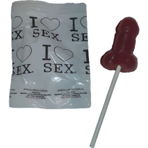 Diablo Picante Strawberry and Cherry Lollipop in Penis Shape