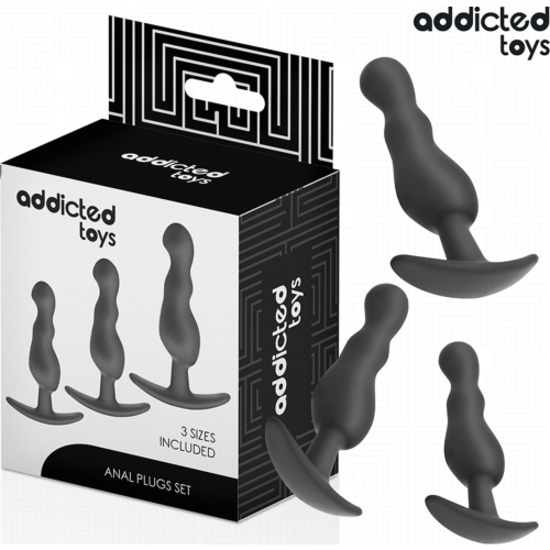Anal Plugs Set Addicted Toys Model 1 for Gradual Exploration