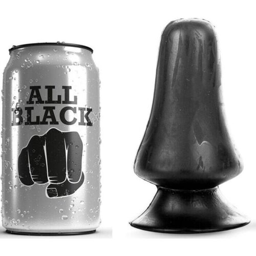 Anal Plug All Black 12 cm - Compact and Surprising Diameter
