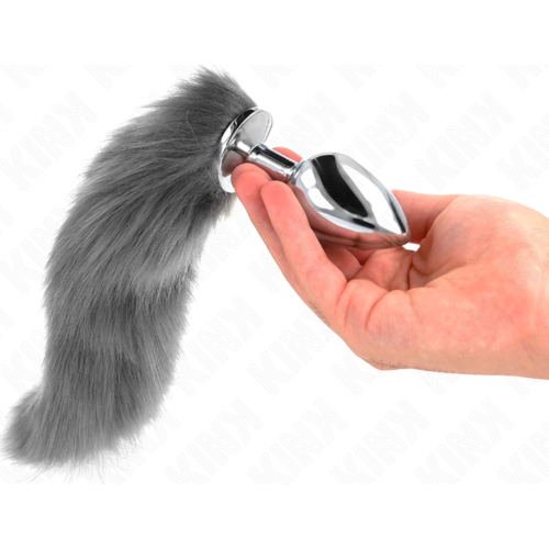 Anal Plug KINK Size L with Synthetic Tail