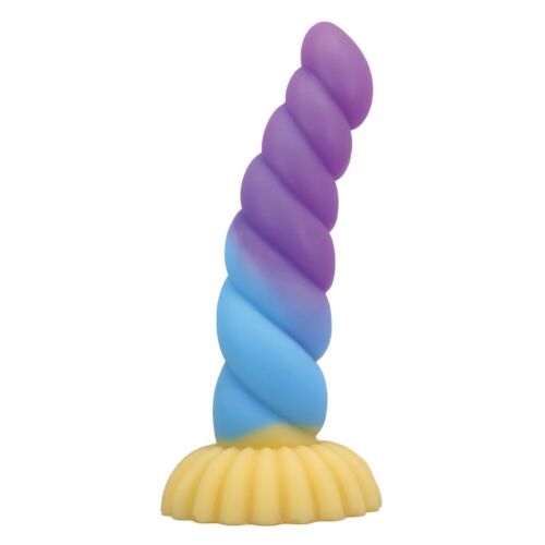 Dildo Power Monsters Unicorn Tricolor Fantasy 22 cm with Suction Base