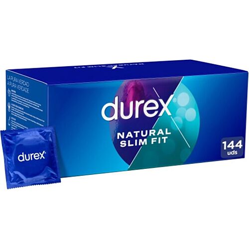 Condoms DUREX Natural Slim Fit 144 Units
