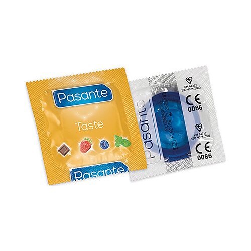 Flavoured Condoms Pasante Blueberry 144 Units