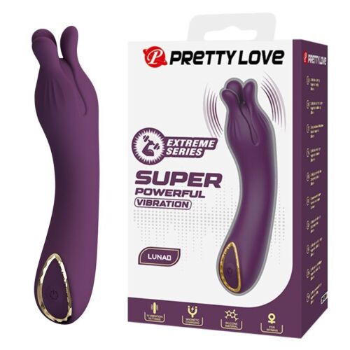 Vibrator High Tech Lunao with Flexible Dual-Tip Head