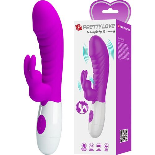 Rabbit Vibrator Pretty Love Naughty Bunny with Dual Stimulation