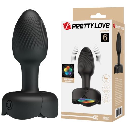 PRETTY LOVE Rechargeable Vibrating Anal Plug 10 Modes