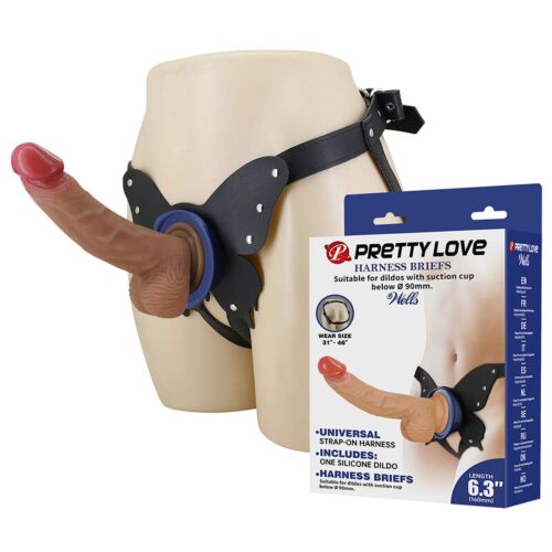PRETTY LOVE YETI Strap-On Harness Dildo