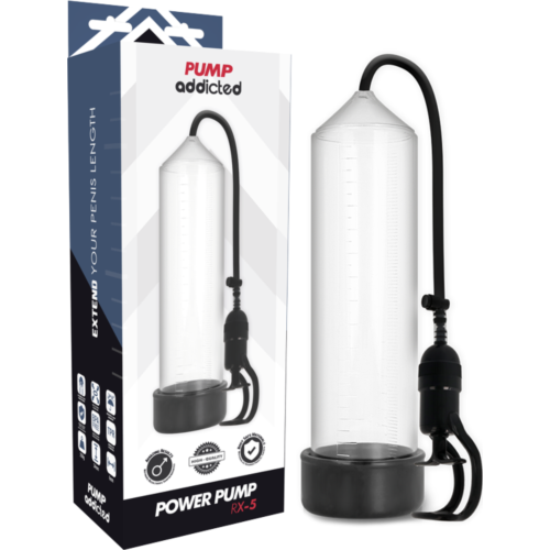 Pump Addicted RX5 Transparent Penis Growth Pump