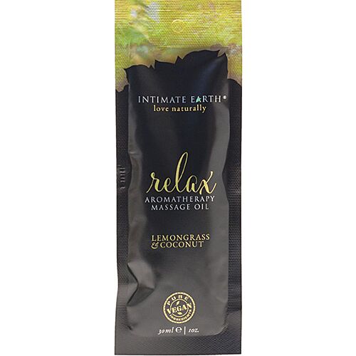 Oil Intimate Earth Relax Massage Oil Foil 30ml Natural Nourishment