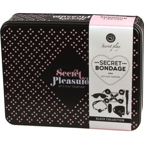 Bondage Set SECRETPLAY 8 PCS with Complete Accessories