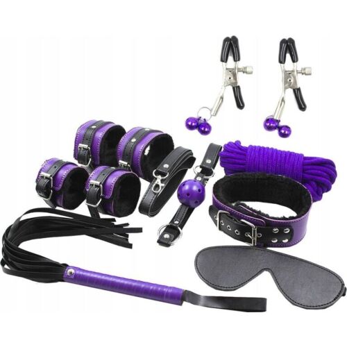 BDSM Set SECRETPLAY 8PCS Complete Bondage Kit