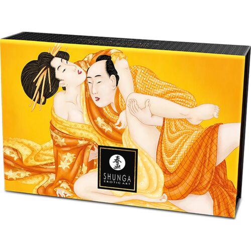 Edible Massage Powder Kit Shunga Mango for Sensual Pleasure