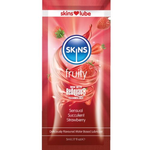 Lubricant SKINS Fruity Strawberry Single Dose 5ml