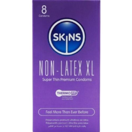 Non-Latex Condom SKINS XL | Ultra-Thin and Vegan-Friendly