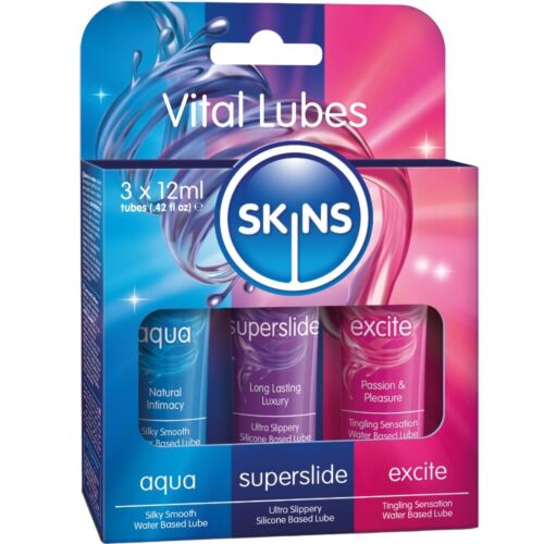 SKINS VITAL LUBES KIT AQUA, SUPERSLIDE & EXCITE
