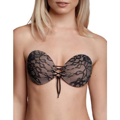 Adhesive Bra BYE BRA Round Lace-it for Strapless Support