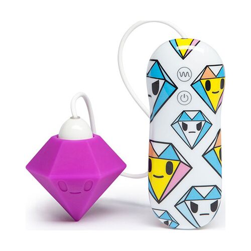 Tokidoki Clitoral Vibrator with Diamond Shape and 7 Functions