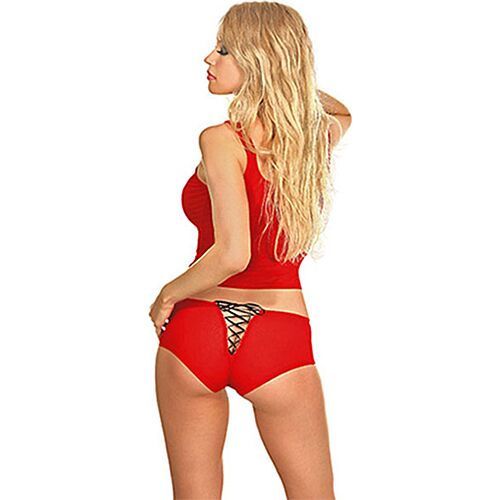 Exposed O-L Lace-Up Tank (L/XL)