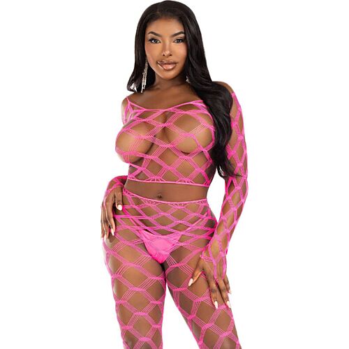 Top & Leggings Set Leg Avenue Hardcore Fishnet