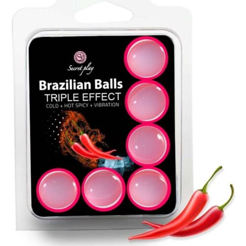 Brazilian Balls SECRETPLAY Set 6 Triple Effect