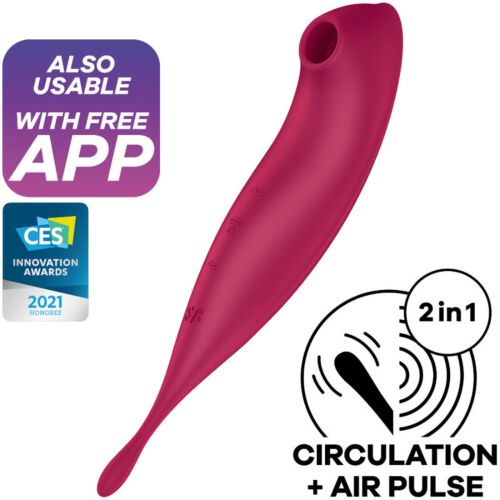 Suction Vibrator Satisfyer Twirling Pro+ with App Control
