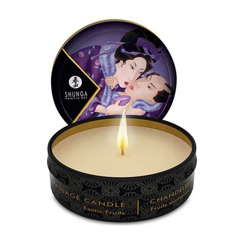 Massage Candle SHUNGA Mini Caress with Exotic Fruit Aroma