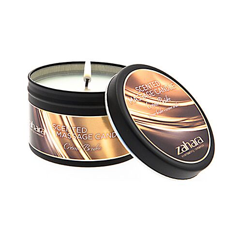 Massage Candle Zahara Crème Brûlée - Hydrating Soy Oil